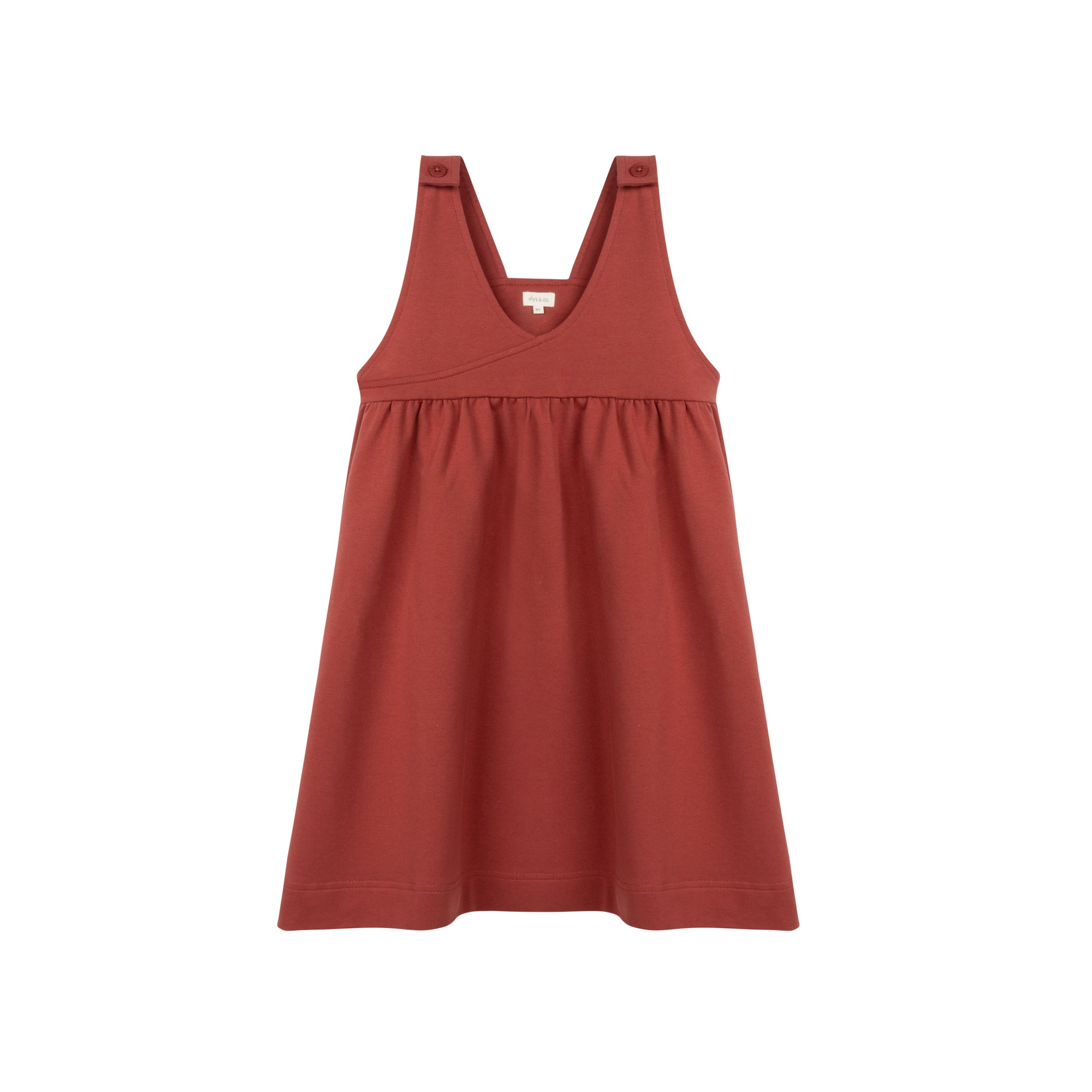 Pull à carreaux fleuri en coton – Rose