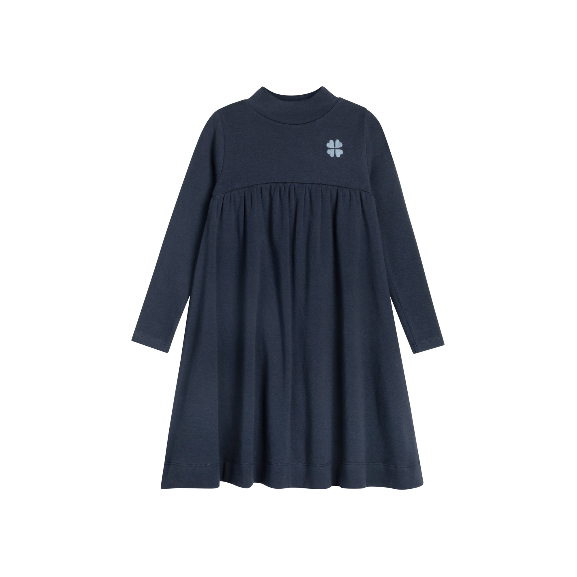 Robe Fille – Marine/Bleu – Trèfle Brodé