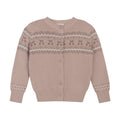 Gilet Fille – Mauve