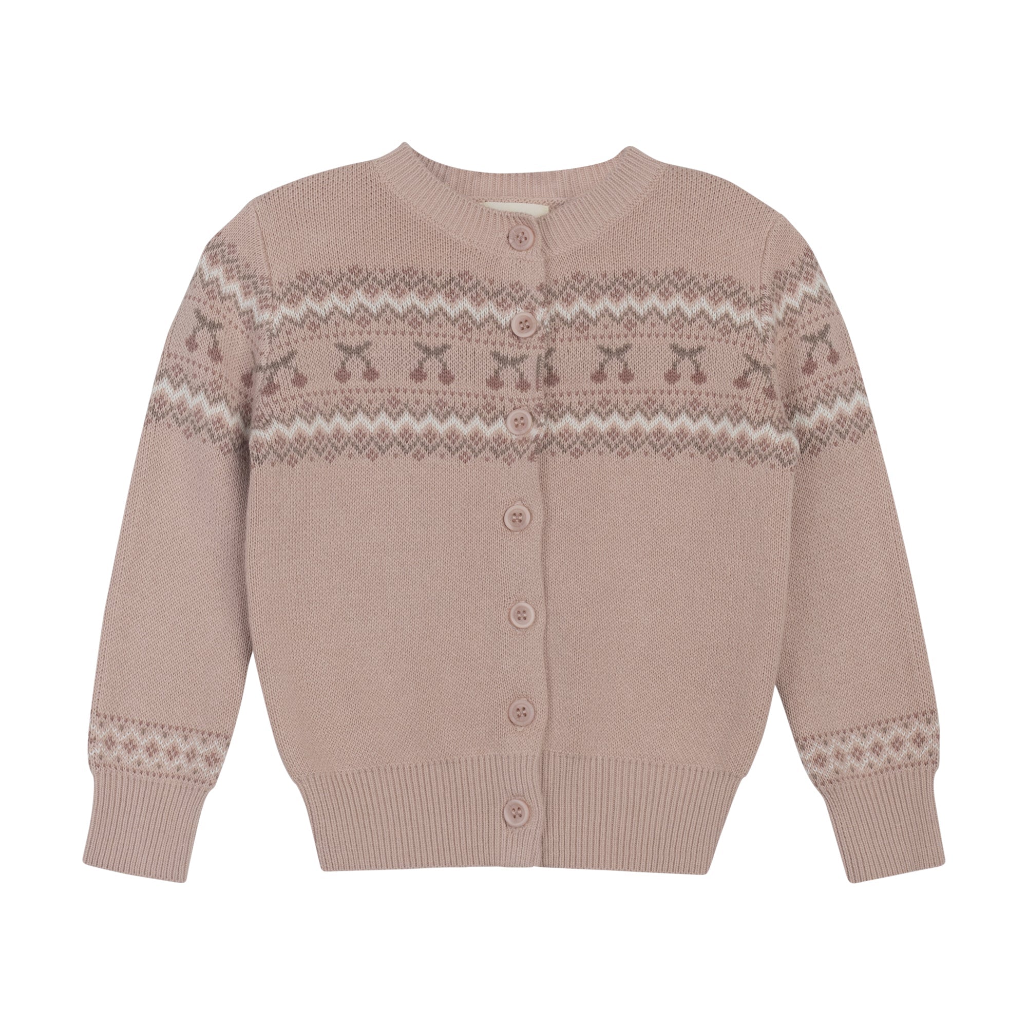 Gilet Fille – Mauve
