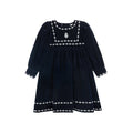Robe Fille – Marine – Bordure Brodé
