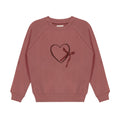Sweat-shirt Fille – Rose – Cœur et Étoile