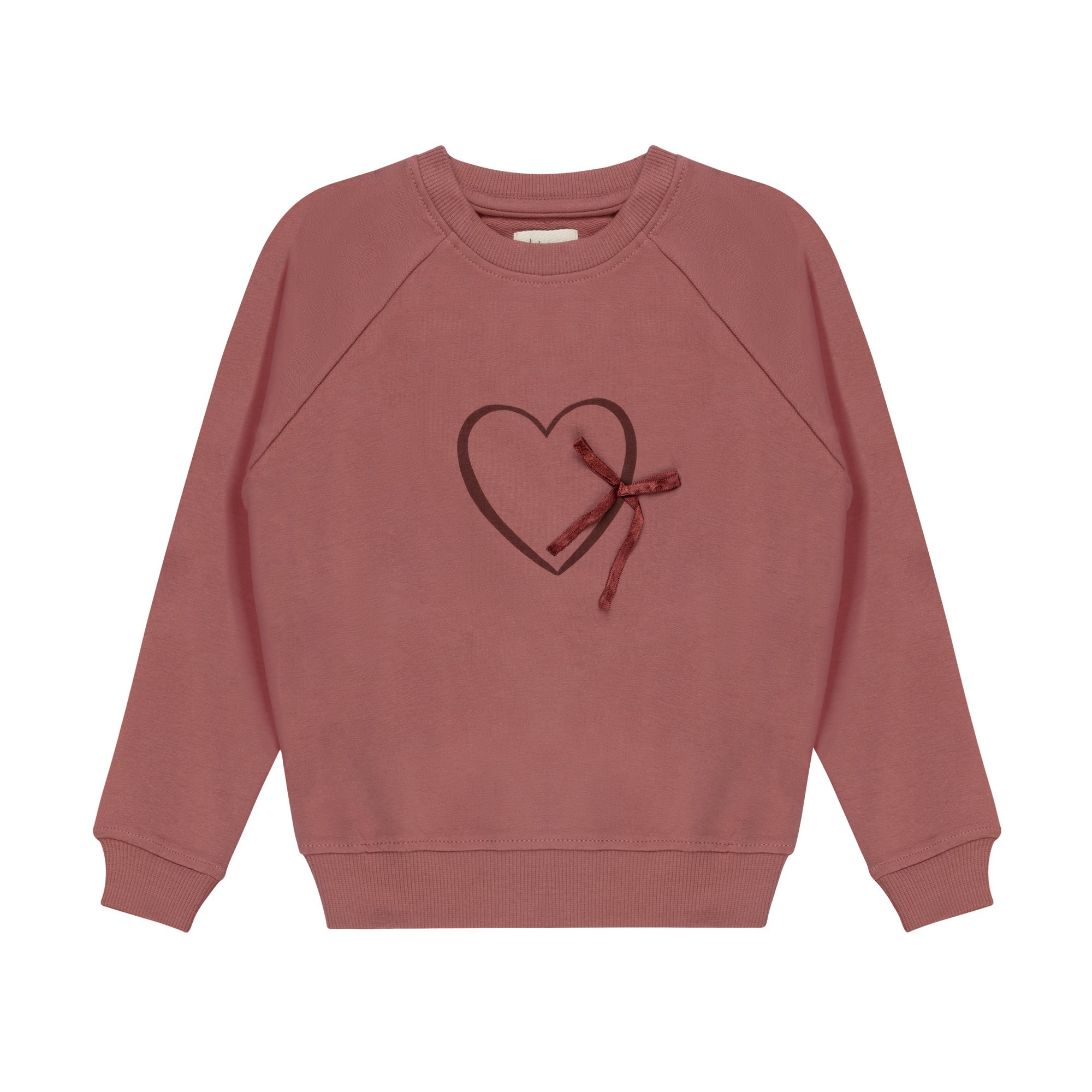 Sweat-shirt Fille – Rose – Cœur et Étoile