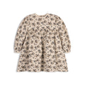 Robe Florale Brossée – Ivoire
