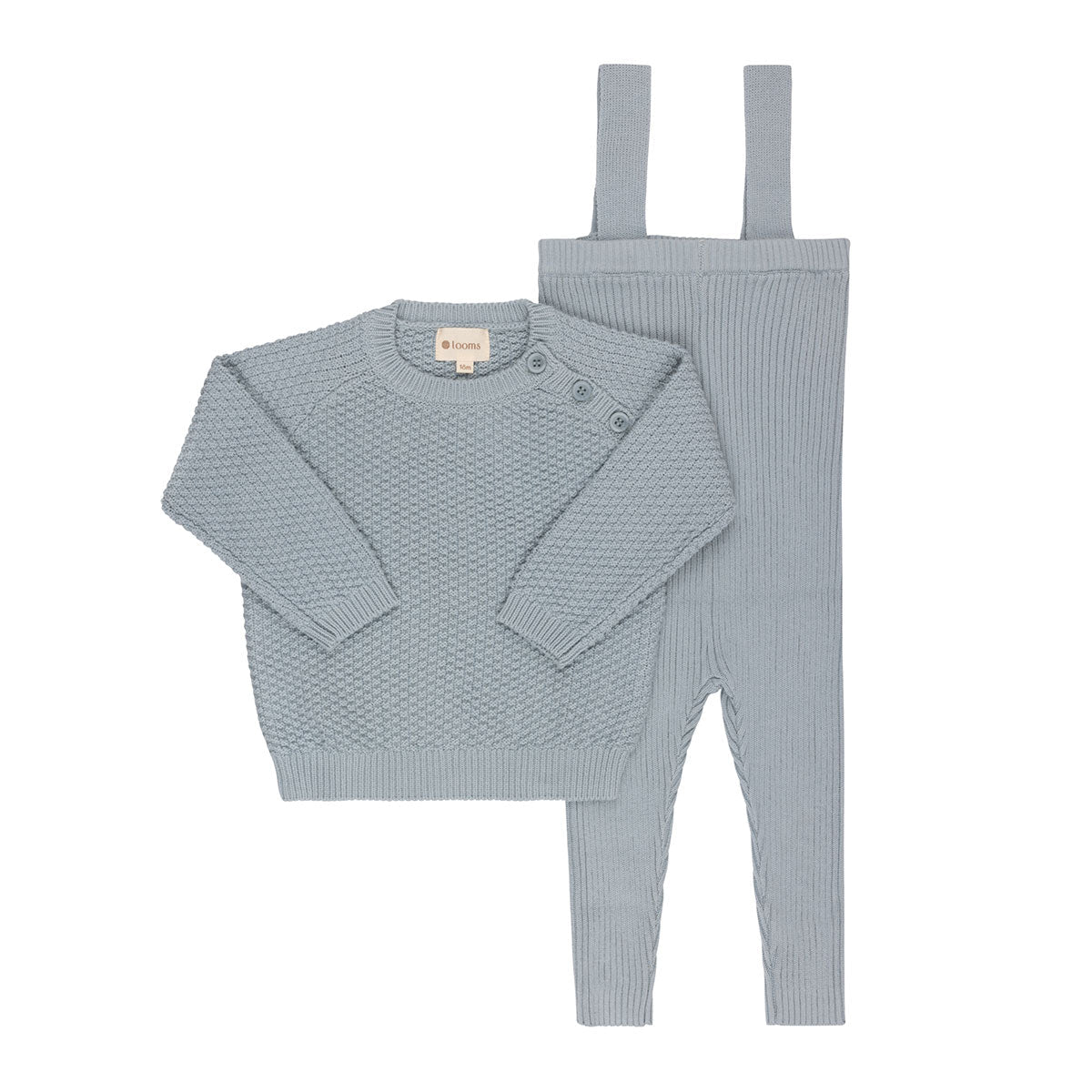 Ensemble tricoté pour tout-petit à motif mousse