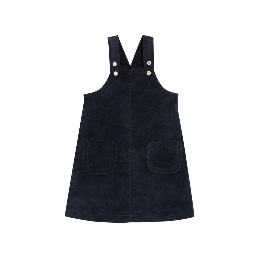 Pull fille – Bleu – Pois floraux