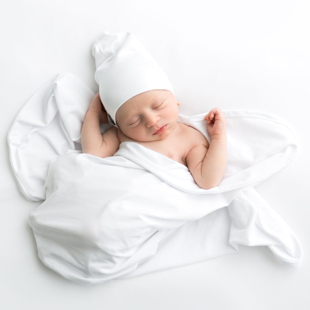 Bonnet en jersey de coton - Blanc