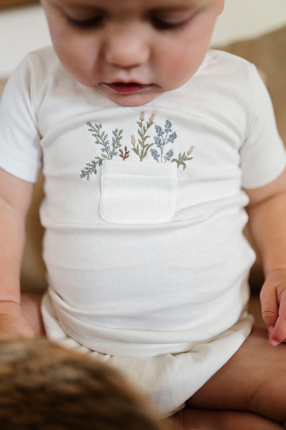 Ensemble Haut et Bloomer en Coton à Imprimé Floral