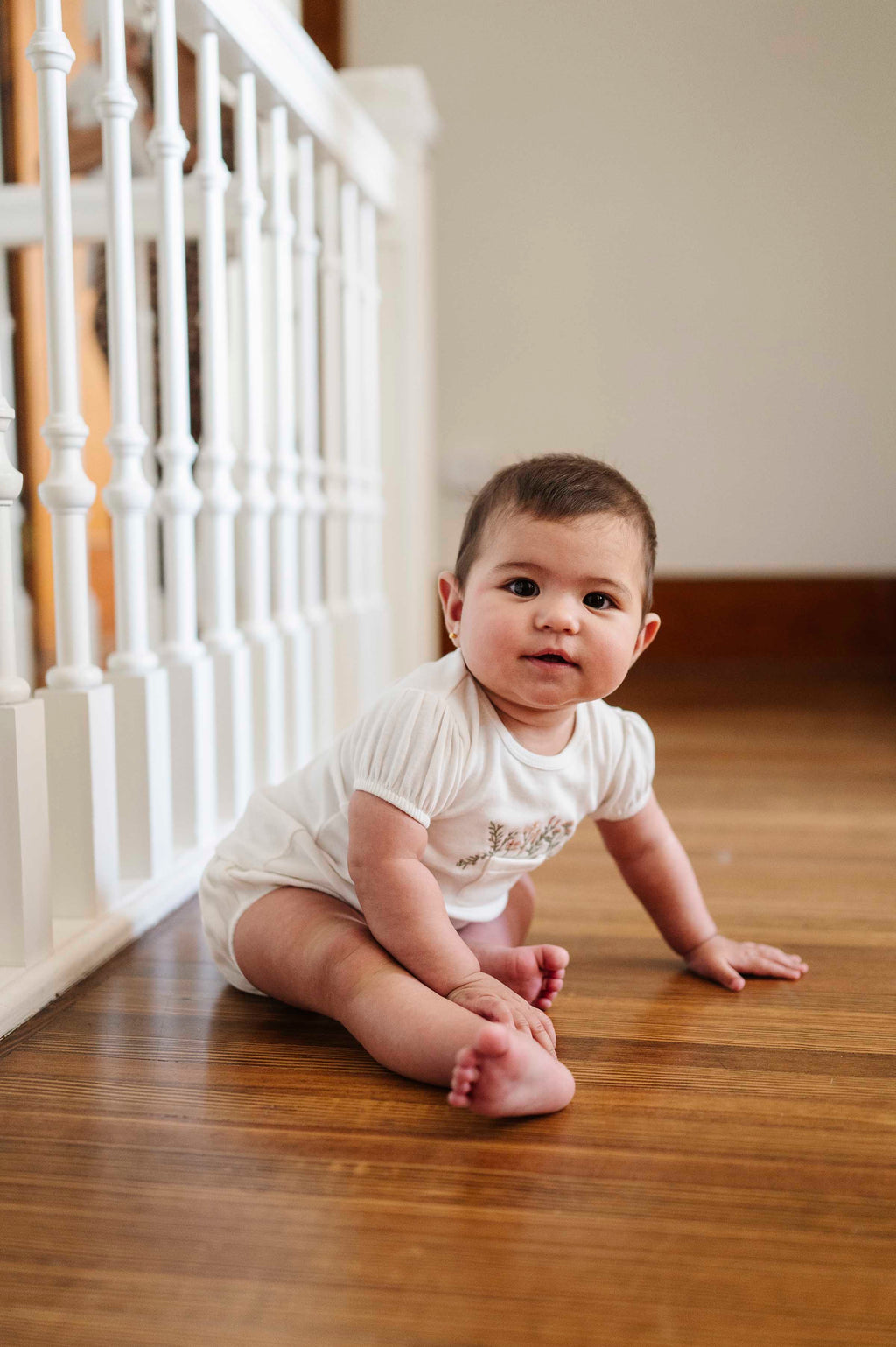 Ensemble Haut et Bloomer en Coton à Imprimé Floral