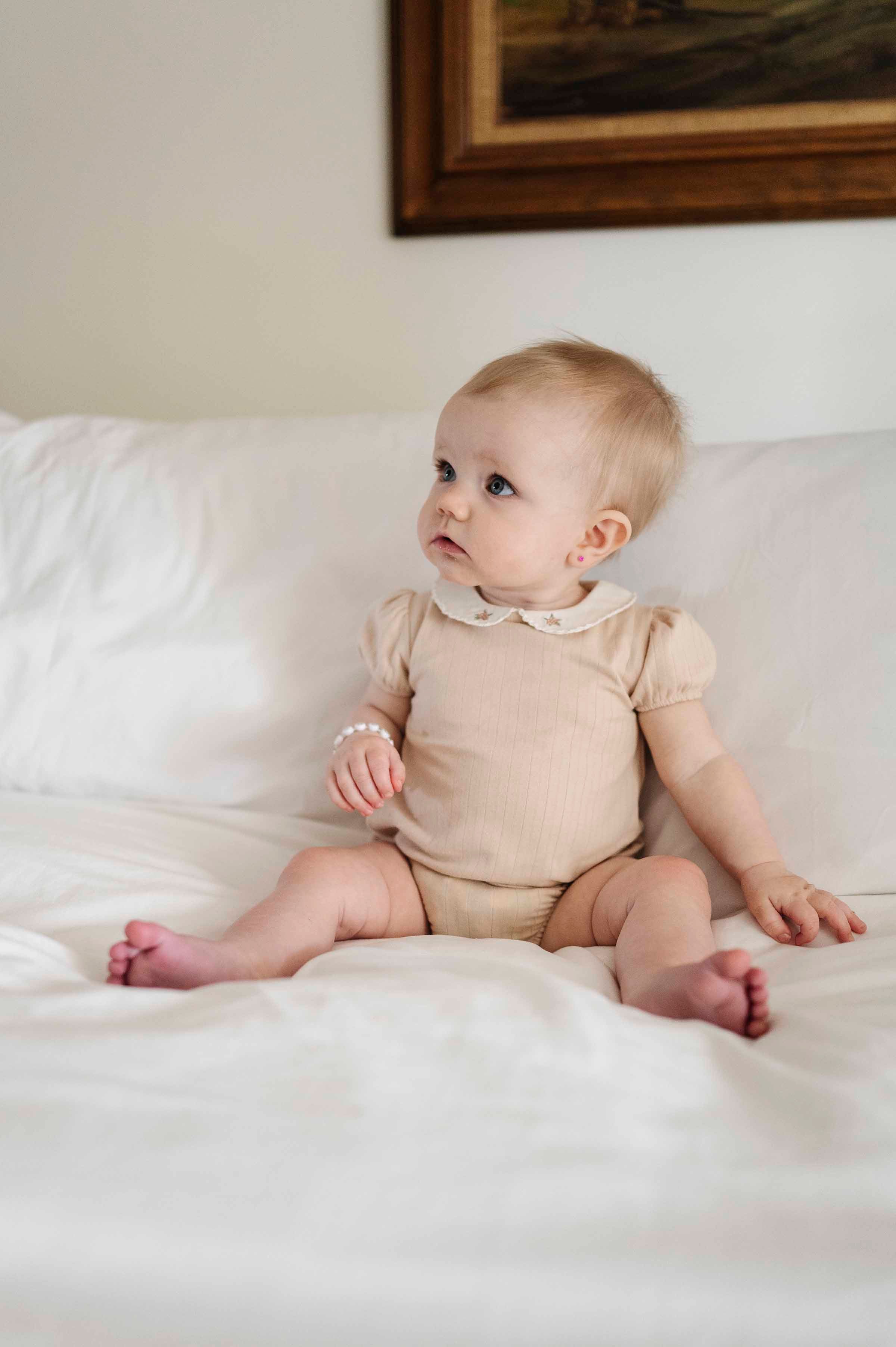Haut et Bloomer en Coton Larges Côtes Bouton de Rose