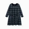 Robe Fille – Bleue – À Carreaux
