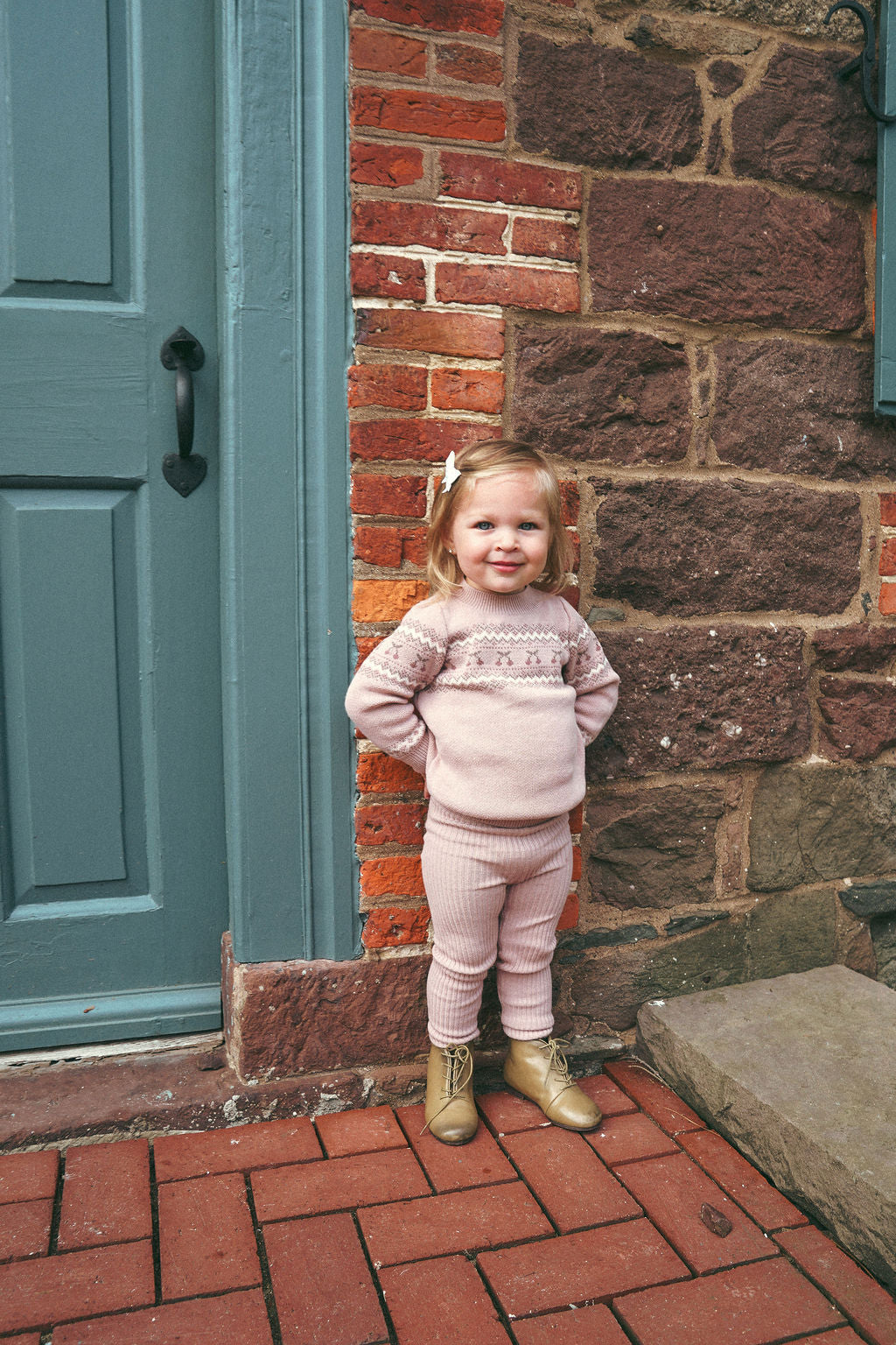 Pull pour fille – Mauve