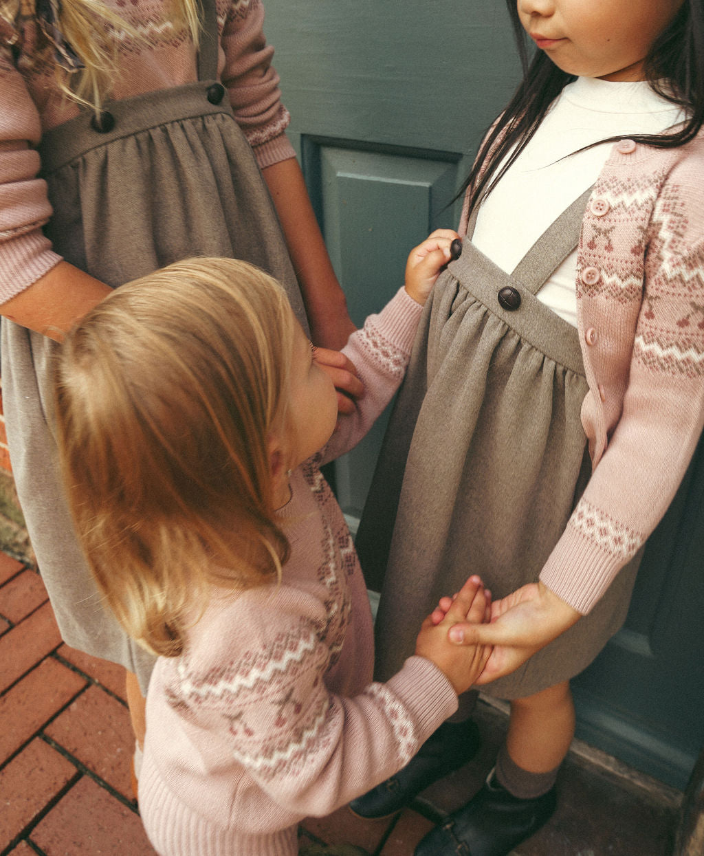 Gilet Fille – Mauve