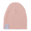 Bonnet en jersey de coton - Rose poudré