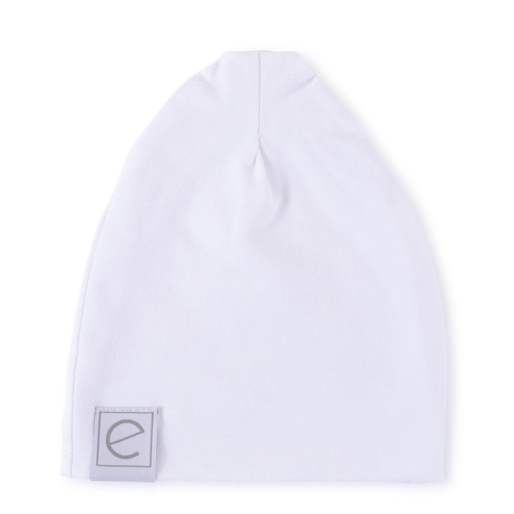 Bonnet en jersey de coton - Blanc