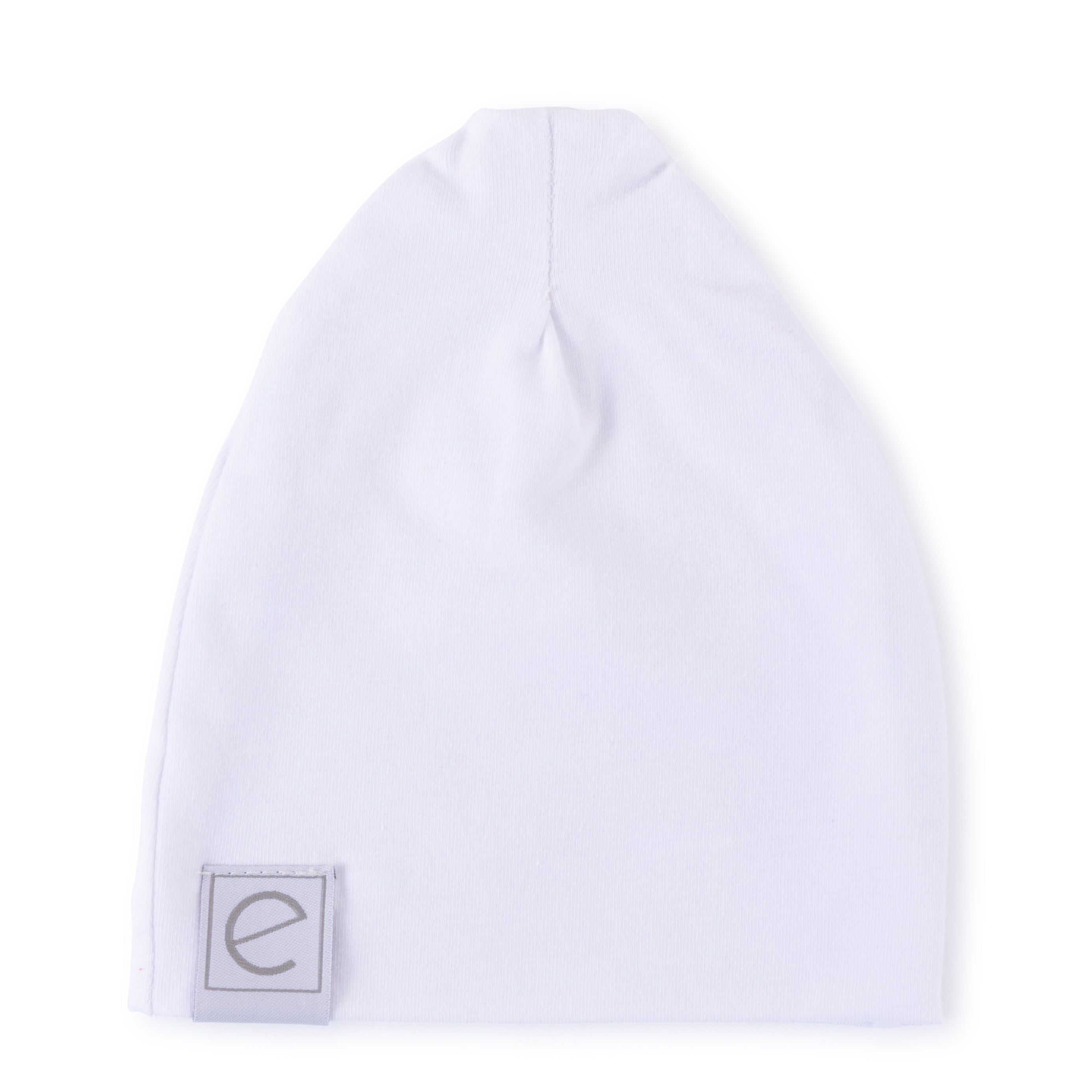 Bonnet en jersey de coton - Blanc