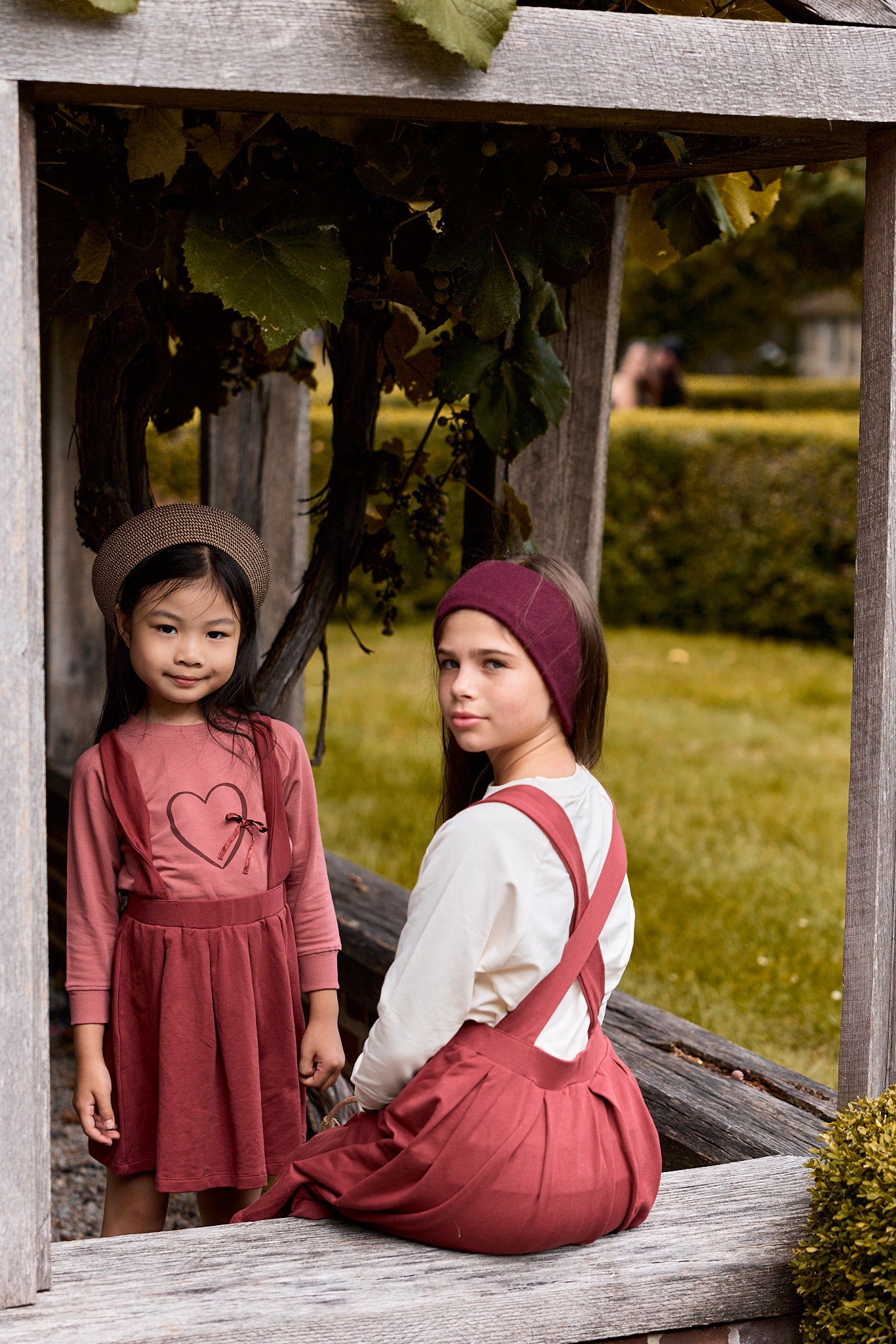 Sweat-shirt Fille – Rose – Cœur et Étoile
