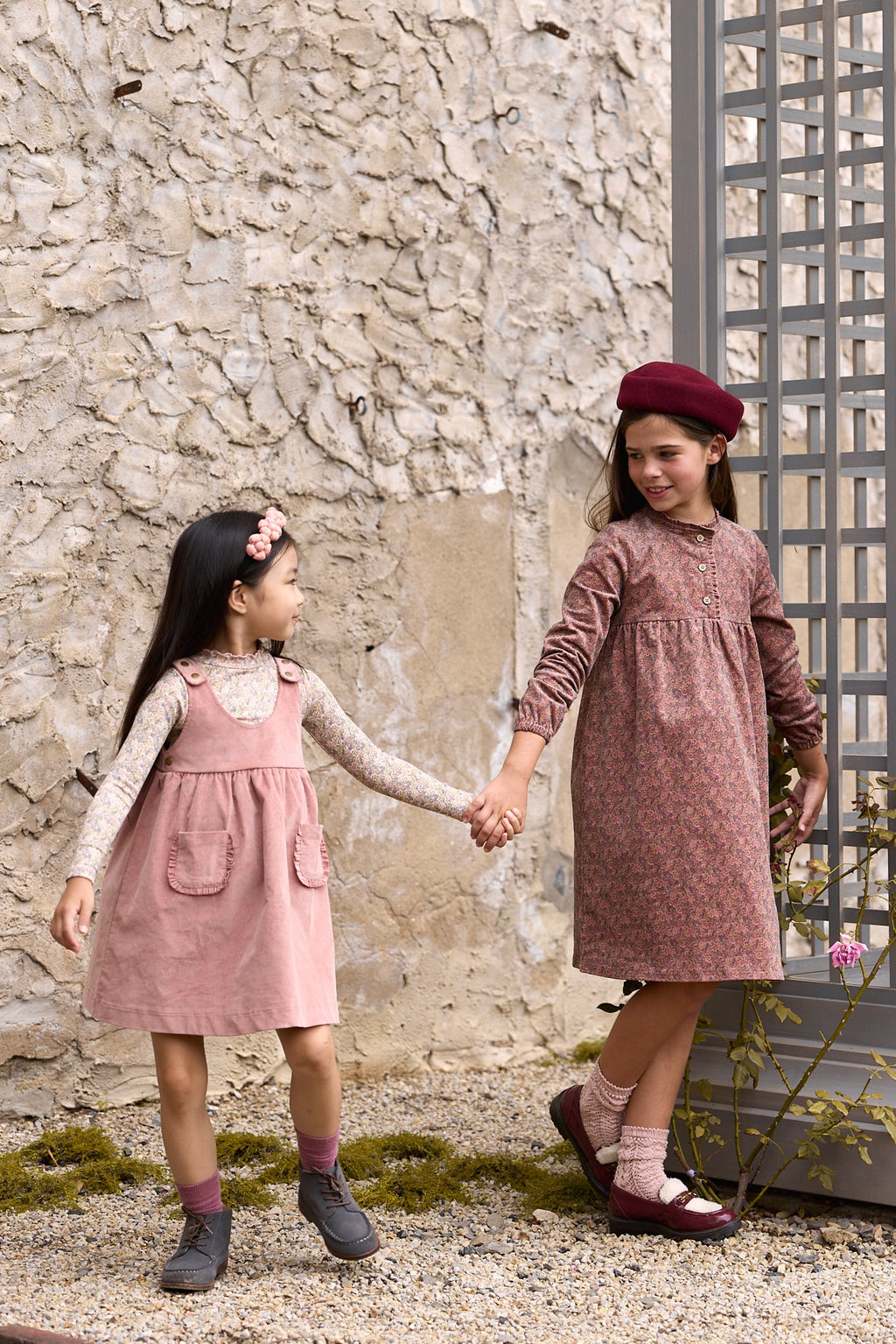 Pull fille – Rose
