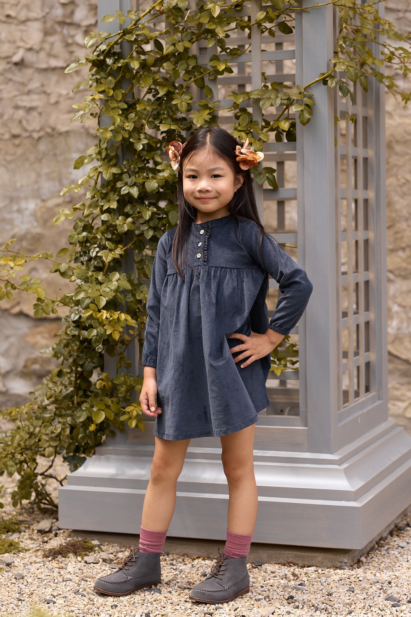 Robe Fille – Bleu