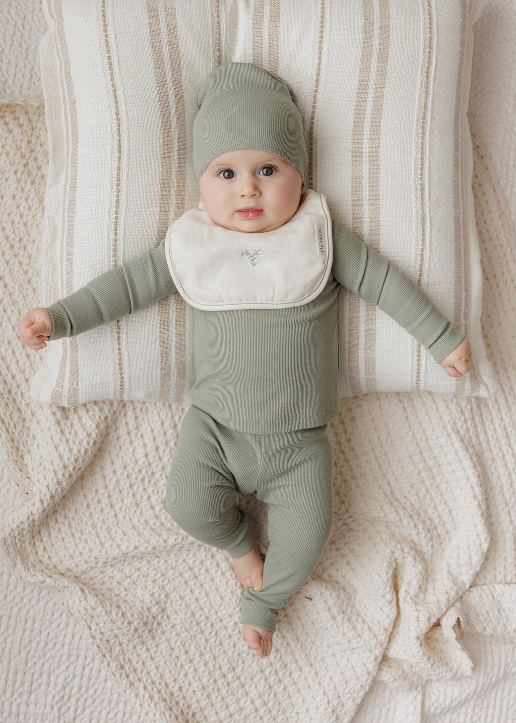 Ensemble 2 pièces pour tout-petit – Cardigan côtelé
